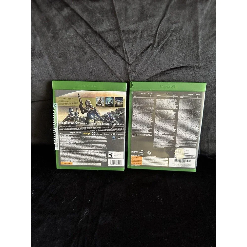 Xbox One 2 Games, Legendary Edition Destiny The Taken King And Battlefield